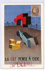 FRANCE Postcard RED CROSS EXHIBITION 1946 Paris *SPECIMEN* {samwells}YQ169 - Picture 1 of 12