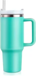 -The 40 oz tumbler with double-wall vacuum insulation can keep your drinks cold - Picture 1 of 3