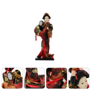 Kimono-Puppe Kind Handwerkliche Dekoration Handgemachte Geisha-Puppe - Bild 1 von 12