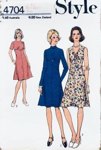 Vintage STYLE Sewing Pattern 4704 Misses High Waisted Dress Size 18 Bust 102cm - Picture 1 of 3