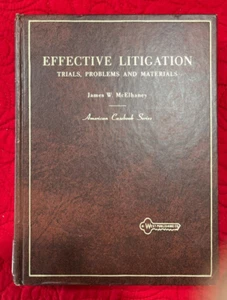 Effective Litigation J McElhaney American Casebook Series West Pub Hardback 1974 - Picture 1 of 14
