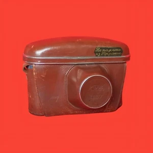 Kiev-4 Photo Camera Original Genuine Leather Case, 1960s-1970s - Picture 1 of 7