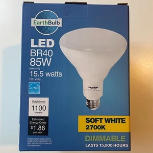 Earth Bulb BR40 15W 2700K Energy Star Dimmable LED Reflector Lamps (Pack of 4) - Picture 1 of 1
