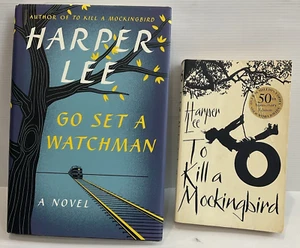 Go Set a Watchman by Harper Lee HCDJ + Kill A Mockingbird PB X2 Lot - Picture 1 of 11