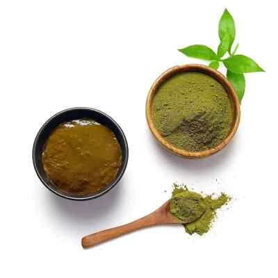 POLVO DE HOJAS DE ÍNDIGO 100% PURO PARA TINTE DE CABELLO NEGRO ORGÁNICO Natural - F/S 50g Foto 1 de 4