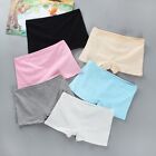 Breathable Solid Color Cotton Boxers Shorts for Girls' Safety and Comfort