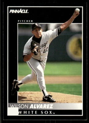 1992 Pinnacle #192 Wilson Alvarez - Image 1 of 2