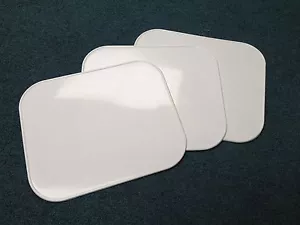 AMA RACE PLACAS NUMERADORAS DE PLÁSTICO BLANCO, PISTA PLANA, GS CB KZ XR 750 SR T140 - Imagen 1 de 12