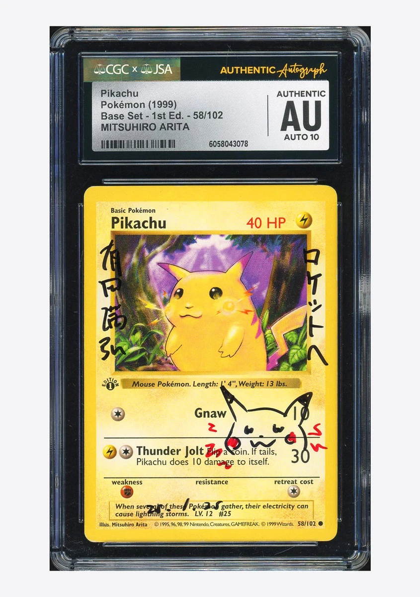 Pokémon TCG Grade 10 Pikachu Individual Collectible Card Game