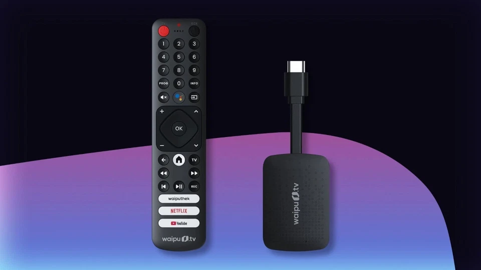 waipu.tv 4K Stick inkl. Fernbedienung TV Fernsehen über WLAN HDMI NEU & OVP - Bild 1 von 1
