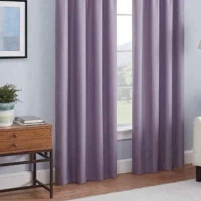 (2) Eclipse Window Blackout panel Curtain 42” X 84” Lilac • NIP - Image 1 of 4