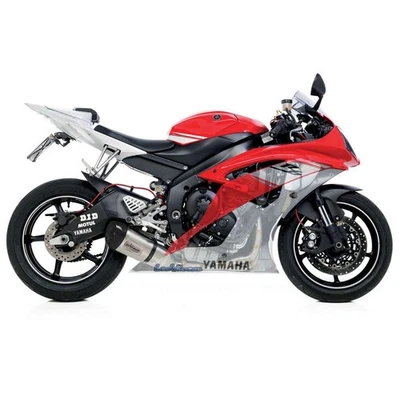8483STNU COMPLETE EXHAUST LEOVINCE FACTORY TITANIUM YAMAHA YZF 600 R6 2006 2007 - Image 1 of 4