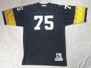 Mitchell & Ness 1975 Pittsburgh Steelers Mean Joe Greene Jersey Throwbacks 54 Xl - Picture 1 of 16