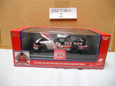 1/24 Racing Champions Premier H.O. NASCAR #8 1995 Red Dog Kenny Wallace Ford. Foto 1 de 3