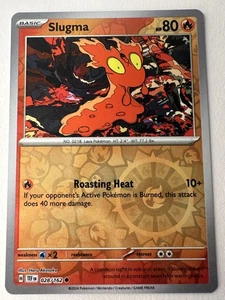 Slugma 028/162 SV05: Temporal Forces Reverse Holo - Picture 1 of 1