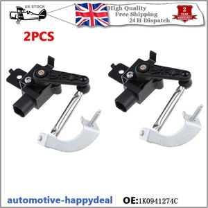 2X Front Headlight Level Sensor For SKODA YETI SUPERB OCTAVIA II 1K0941274C - Picture 1 of 6