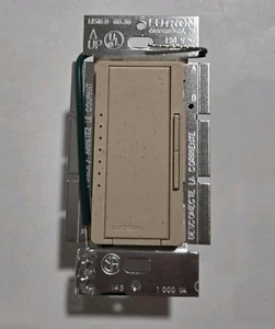 Interruptor atenuador LUTRON MAESTRO colores satinados MSCLV-1000M-DS PIEDRA DEL DESIERTO - Imagen 1 de 9