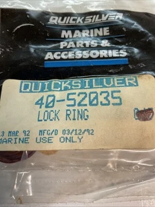 Lot Of 9 Mercury QuickSilver 40-52035 Ring Lock Free Shipping! - Picture 1 of 2