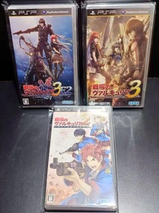 Valkyria Chronicles 2 3 E2 PSP 3Games set used - Picture 1 of 2