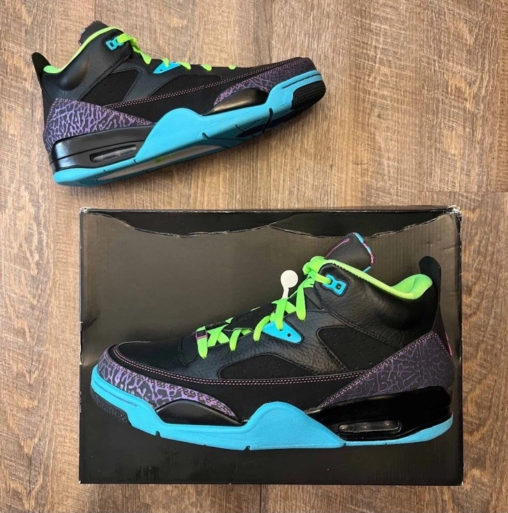Nike Air Jordan Son of Mars Low Bel-Air Negro Talla 13 Tenis con Caja 580603-019 Foto 1 de 4