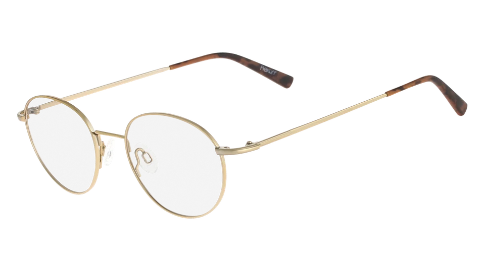 Eyeglasses Flexon Edison 600 710 Light Gold 47
