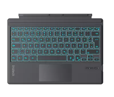 Inateck Surface Pro 7+/7/6/5/4 Tastatur Type Cover Bluetooth 5.3 Trackpad - Bild 1 von 4