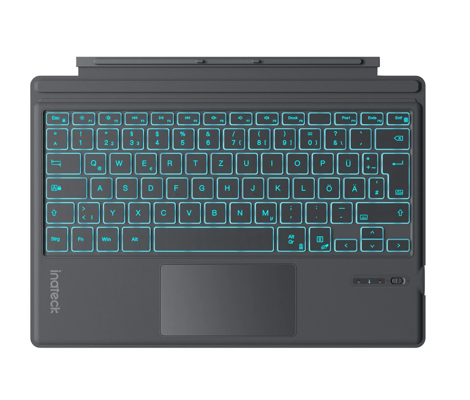 Inateck Surface Pro 7+/7/6/5/4 Tastatur Type Cover Bluetooth 5.3 Trackpad - Bild 1 von 4