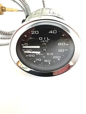 GD1301-23-078 - LOTUS ELAN DUAL GAUGE 30-110'C 0-60PSI X036M61042  GD1301/23 OEM - Image 1 of 4