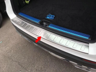 For Benz GLC AMG GLC43 Matte Silver Rear Bumper Guard Trunk Sill Protector Plate - image 1 of 4