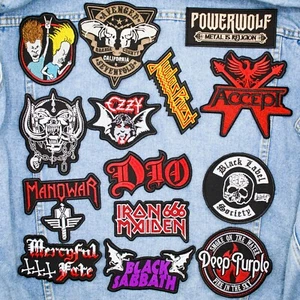 Heavy Metal, Hard Rock embroidered patches collection. 14 patches for $32.99 - Picture 1 of 15