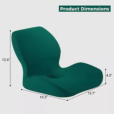 Cojines para silla de oficina Cojín de asiento de espuma viscoelástica de una pieza Cojín de soporte lumbar Foto 1 de 4
