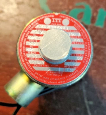 Electroválvula ITT S301XF16V3BE1 24V 100 psi gas, líquido, aceite (TA7MS) Foto 1 de 4