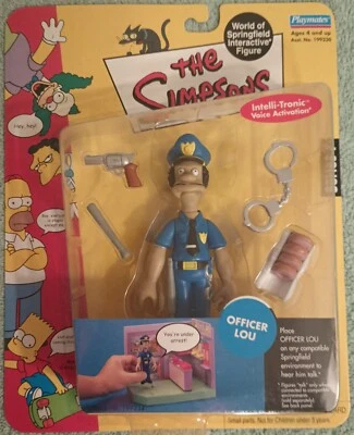 Playmates, World of Springfield, Los Simpson - Serie 7 - Oficial Lou Foto 1 de 2