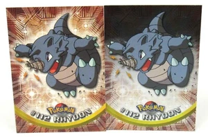 Topps Pokemon TV Animación Edición #112 Rhydon - Lámina y Edición Regular - Imagen 1 de 3