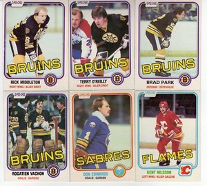 1981-82 O-PEE-CHEE SINGLES  NUMBERERS  #2 -- #200    ***HIGH GRADE CARDS***