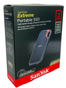 SanDisk Extreme Tragbare SSD V2 Portable SSD 2 TB USB-C USB 3.2 IP55 NEU OVP