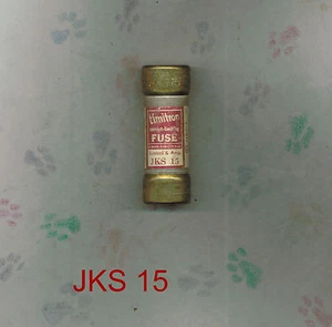 BUSSMAN LIMITRON JKS15 FUSE JKS 15 600 VOLTIOS 15 AMPERIOS - Imagen 1 de 2