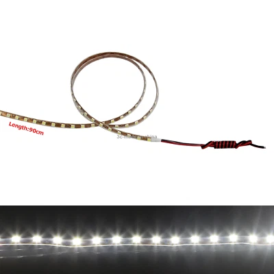 1x Striscia Flessibile Bianca Luce 90CM 3FT 36' Impermeabile 90 1210 SMD LED M030 - Immagine 1 di 4