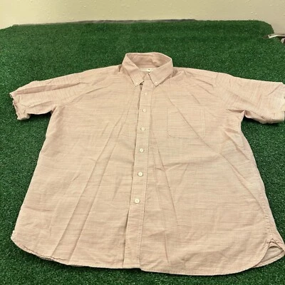 Duck Head Shirt Mens Extra Large Red White Striped Short Sleeve Lightweight - Image 1 of 4