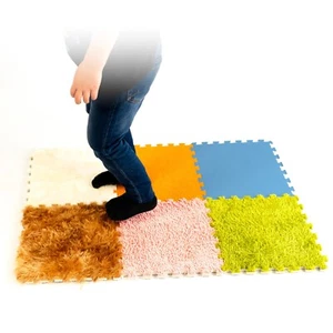 MagicMeadow Textured Play Mat | Sensory Development Puzzle Mat | Pack of 6 - Picture 1 of 9