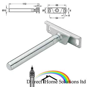 2 X HAFELE CONCEALED SHELF FLOATING SUPPORT BRACKETS ADJUSTABLE MOUNTING PLATE - Picture 1 of 6