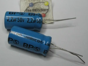 Condensador electrolítico NP BP no polarizado 2.2uF 50V Jamicon - Nuevo de Lote Antiguo Cantidad 2 - Imagen 1 de 1