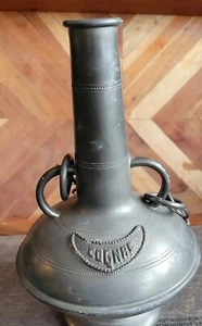 La Bottega del Peltro Estaño Coñac Jarra Giorgio Tabellini 95% Italia RARO  - Imagen 1 de 7