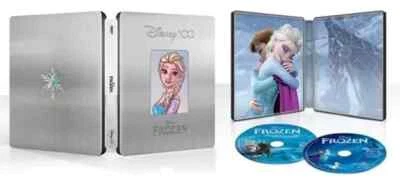 FROZEN DISNEY 100 4K BLU-RAY STEELBOOK BEST BUY NEW SEALED RARE OOP Foto 1 de 3