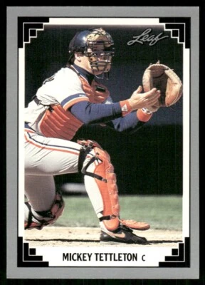 1991 Leaf #322 Mickey Tettleton - Detroit Tigers - Image 1 of 2