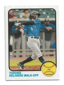 BRICE TURANG 2022 Topps Heritage Minor Base Card Nashville Sounds (#104) - Picture 1 of 2