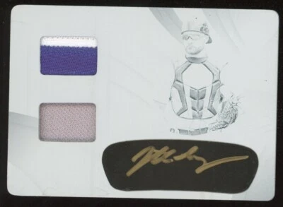 Jonathan Lucroy 2020 Panini Immaculate Auto Patch Relic Printing Plate #d 1/1 - Image 1 of 2