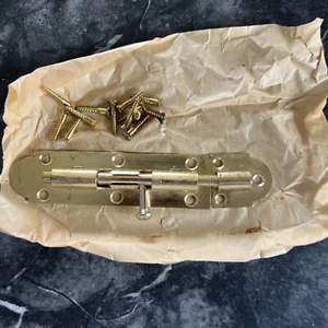 Vintage BRASS BARREL BOLT 1-1/4" x  5”  TACO METALS - Deadstock  Japan Screws - Bild 1 von 6