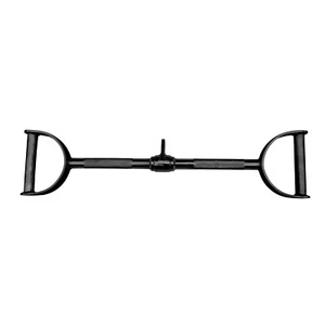 Sporttrend 24® Latzugstange mit Hufgriff schwarz | Lat Stange Latzug-Stange - Bild 1 von 6