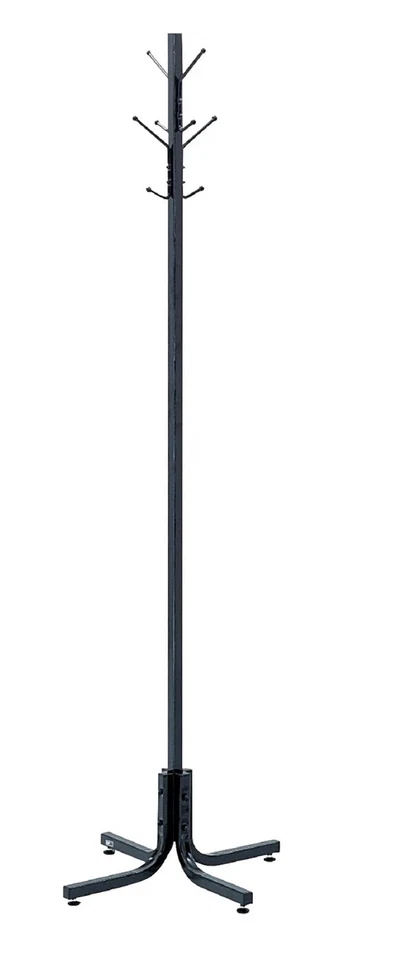 Perchero Safco con 4 ganchos dobles negro 21” W x 21” D x 70” H modelo # 4163BL NUEVO Foto 1 de 2